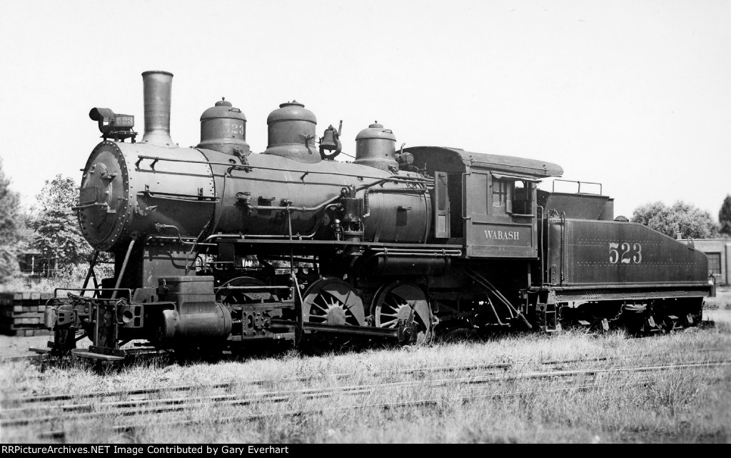 WAB 0-6-0 #523 - Wabash RR